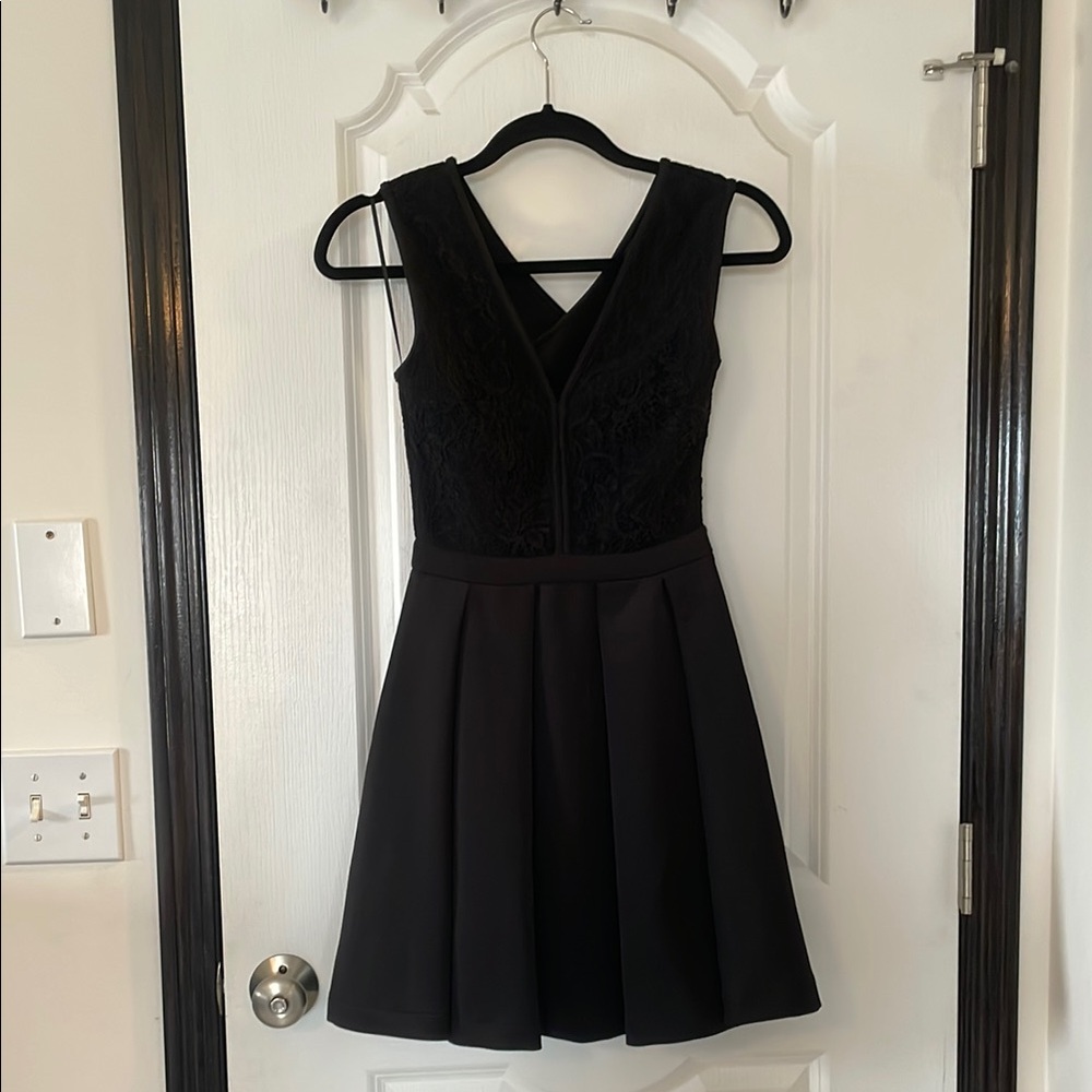 Dynamite Black V-Neck Dress